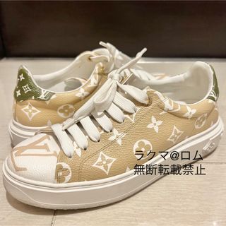 ルイヴィトン(LOUIS VUITTON)のルイヴィトン 1A58AFタイムアウトライン スニーカー 38(スニーカー)