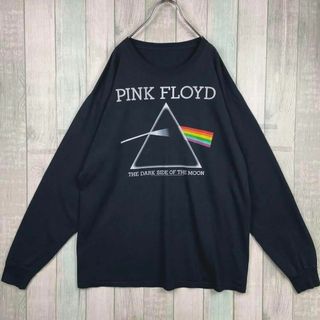 ピンクフロイド バンドTシャツ 長袖 ロンT ゆるだぼ ブラック