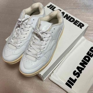 ジルサンダー(Jil Sander)のJil Sander ロートップ・レザー・スニーカー 41(26.0cm)(スニーカー)