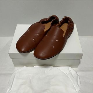 新品 メゾンマルジェラ Kiki キキ レザー スリッポン シューズ バレエ
