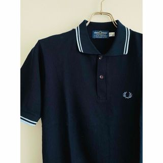 フレッドペリー(FRED PERRY)の【Fred perry】デッドストックコットンポロシャツネイビーM(ポロシャツ)