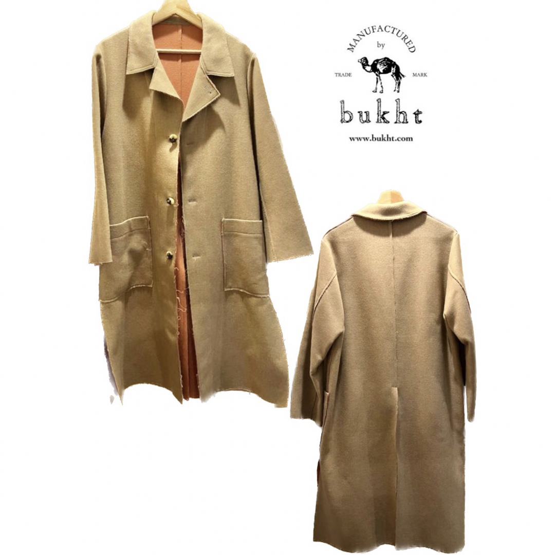 bukht ブフトB-N Reversible MELTON COATメンズ