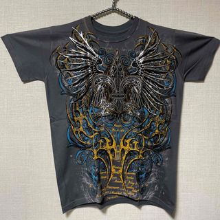 エドハーディー(Ed Hardy)のKonflic "Arch of the Wicked" タトゥーTシャツ 新品(Tシャツ/カットソー(半袖/袖なし))