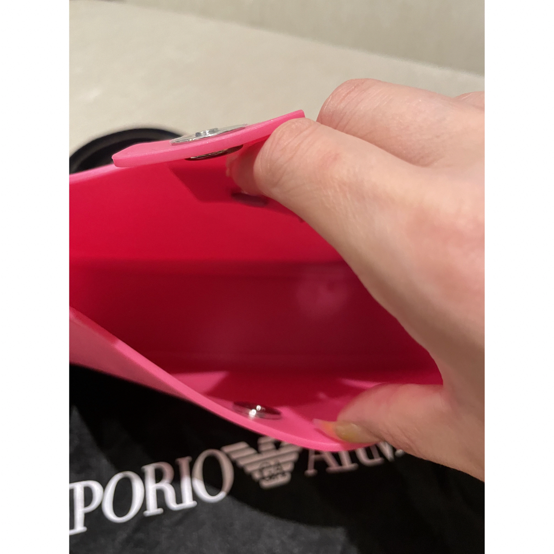 EMPORIO ARMANI - エンポリオアルマーニ ピンク ショルダー EMPORIO ARMANI - エンポリオアルマーニ ピンク ショルダー