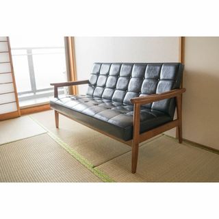 カリモク家具 - カリモク60 Kチェア 2シーターモケット グリーンの通販