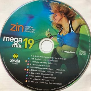 ズンバ(Zumba)のズンバ　MEGAMIX19  CD(クラブ/ダンス)