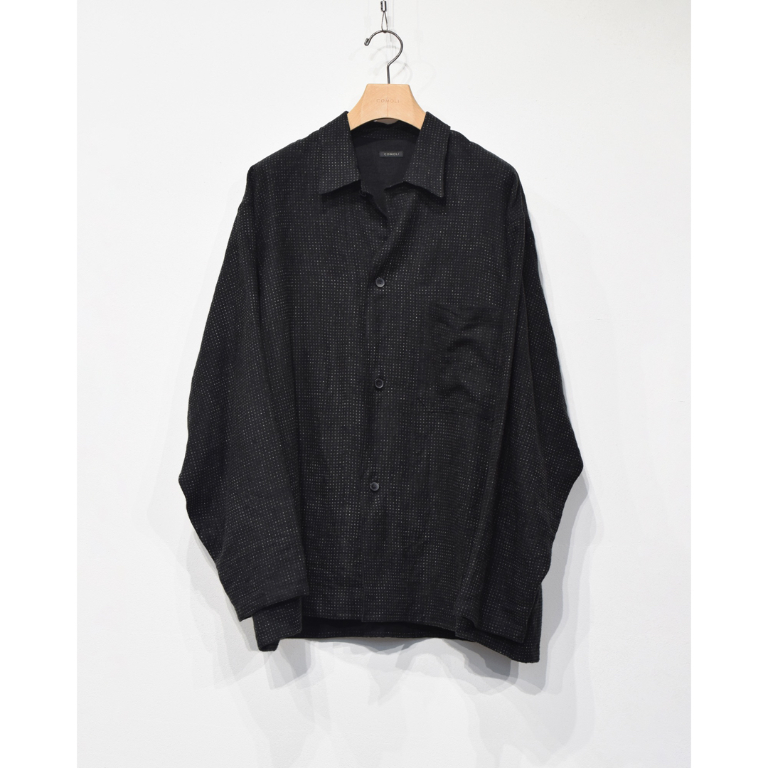 COMOLI - comoli 23ss リネン ドットシャツ ジャケットの通販 by きん