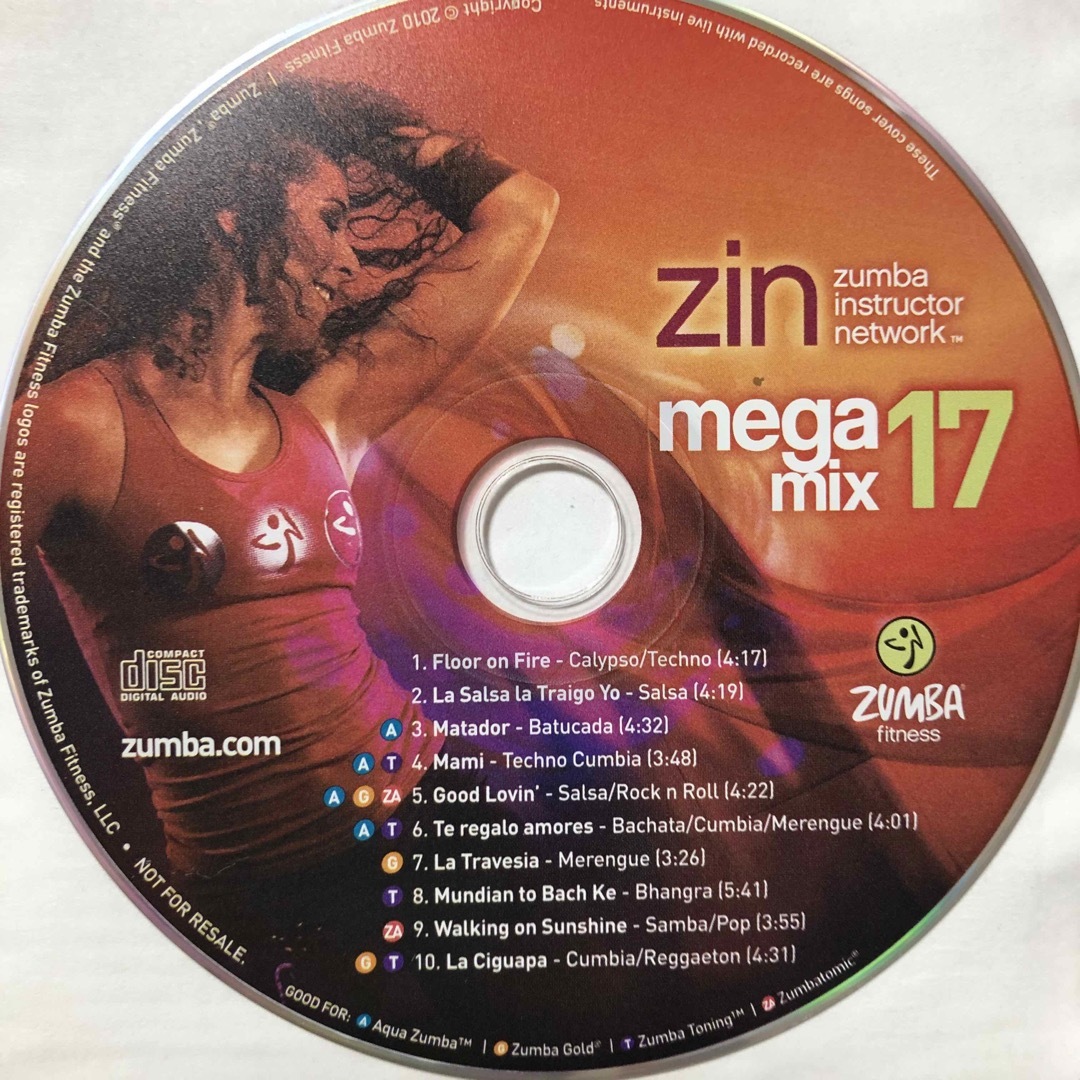 Zumba(ズンバ)のズンバ　MEGAMIX17  CD エンタメ/ホビーのCD(クラブ/ダンス)の商品写真