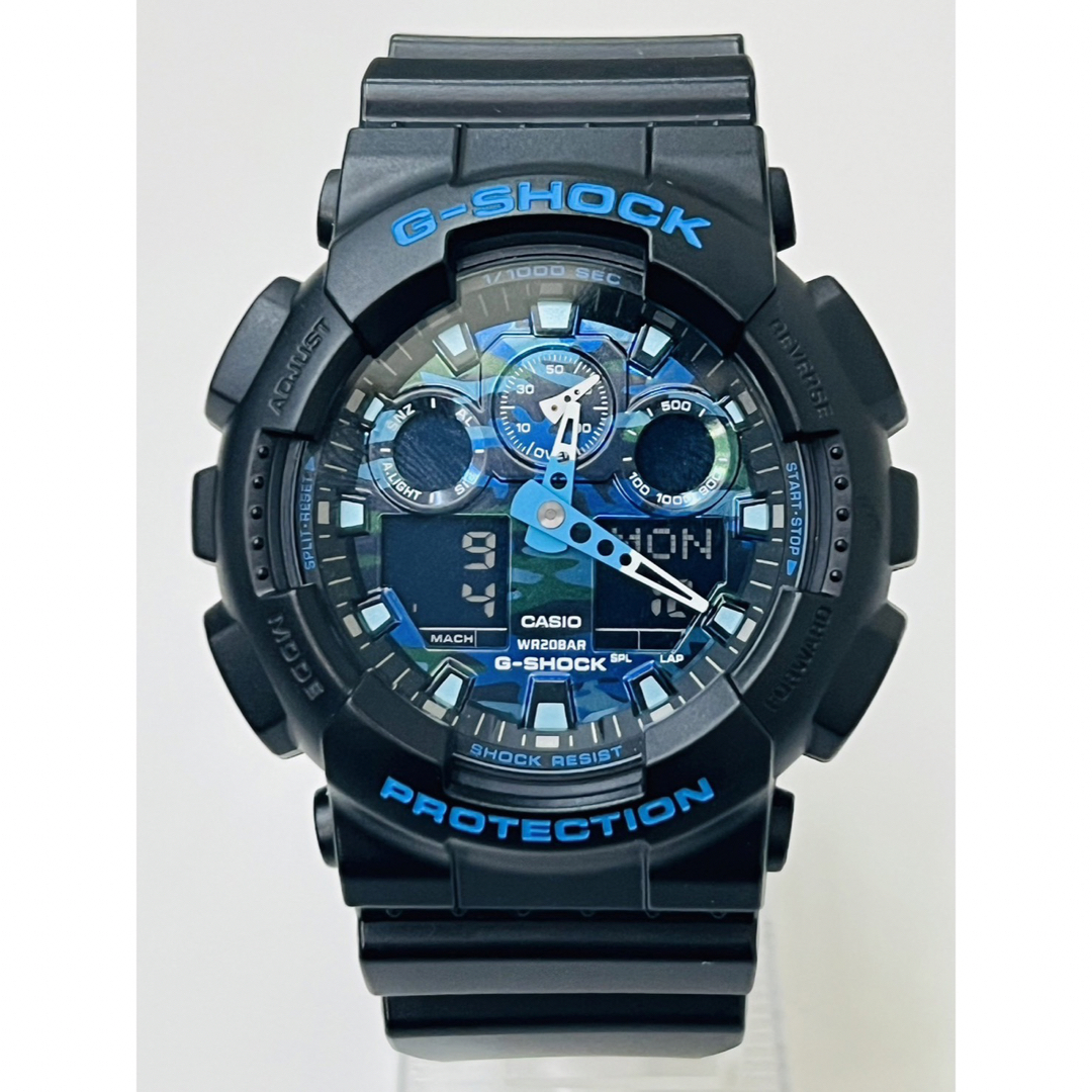 G-SHOCK(ジーショック)の電池交換済】G-SHOCK スペシャルカラー カモ柄 GA-100CB-1AJF メンズの時計(腕時計(アナログ))の商品写真