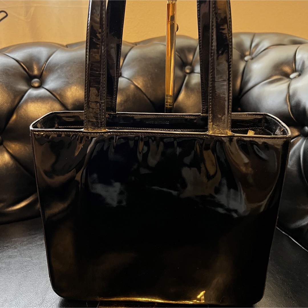 CHANEL エナメル ミニトート イタリア製