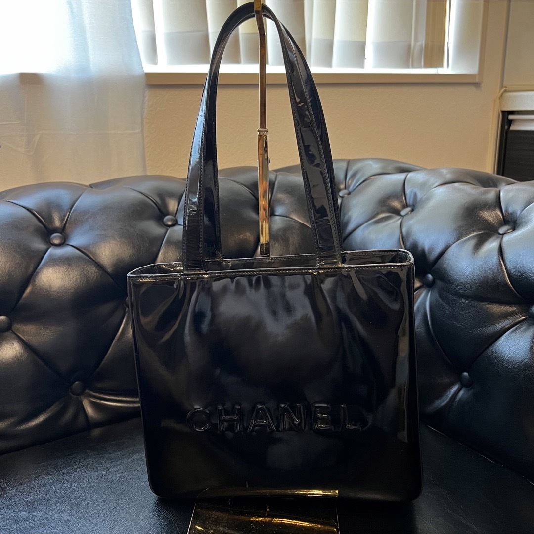 CHANEL エナメル ミニトート イタリア製
