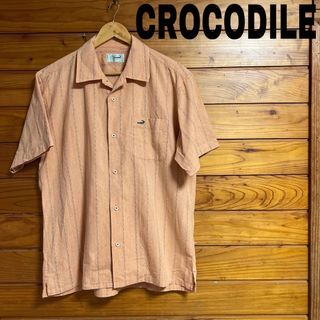 クロコダイル(Crocodile)のクロコダイル　ストライプ　ステッチ　シャツ(シャツ)