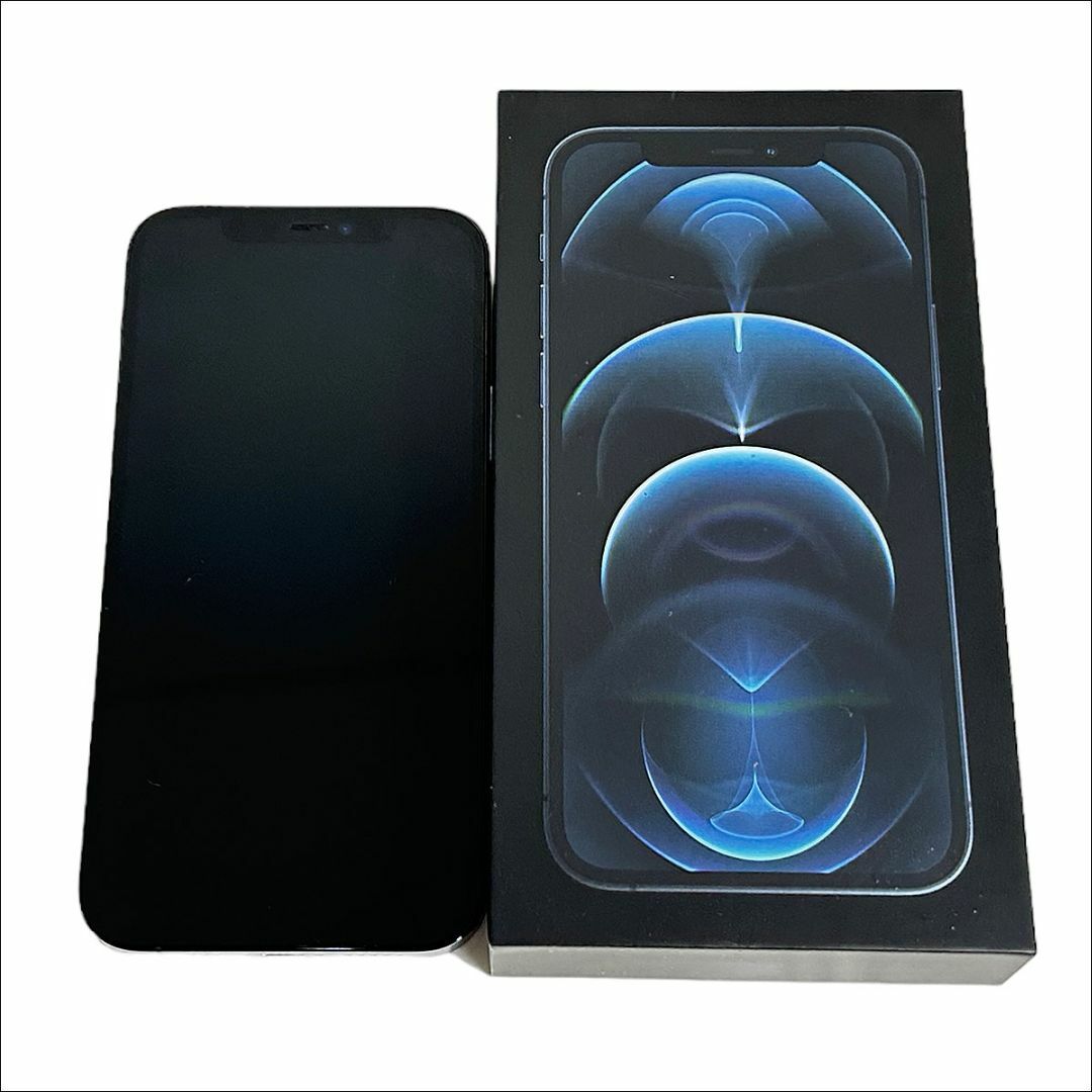 iPhone - 美品iPhone12pro パシフィックブルー 128GB SIMフリー残債