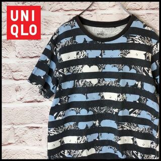 ユニクロ(UNIQLO)のUNIQLO　ユニクロ　トップス　Tシャツ　ボーダー(Tシャツ/カットソー(半袖/袖なし))