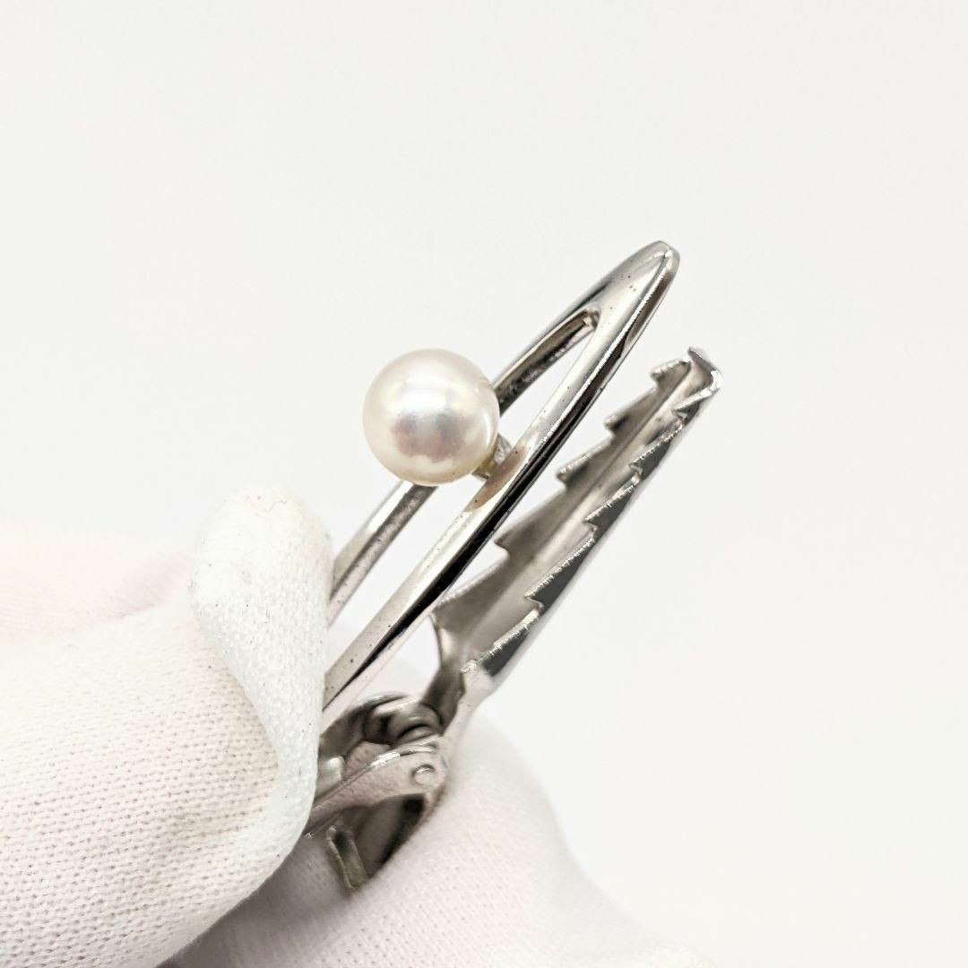 極美品✨MIKIMOTO パール　カフス　タイバー　ネクタイピンク　セット