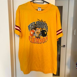 USA 古着　2012チャンピオンシップ　Tシャツ　スポーツ　カレッジ　アメフト(Tシャツ/カットソー(半袖/袖なし))