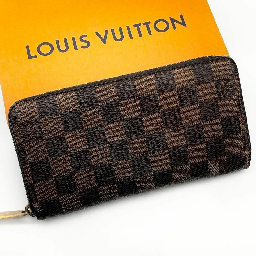 Louis Vuitton ダミエ ジッピー ラウンドファスナー 長財布