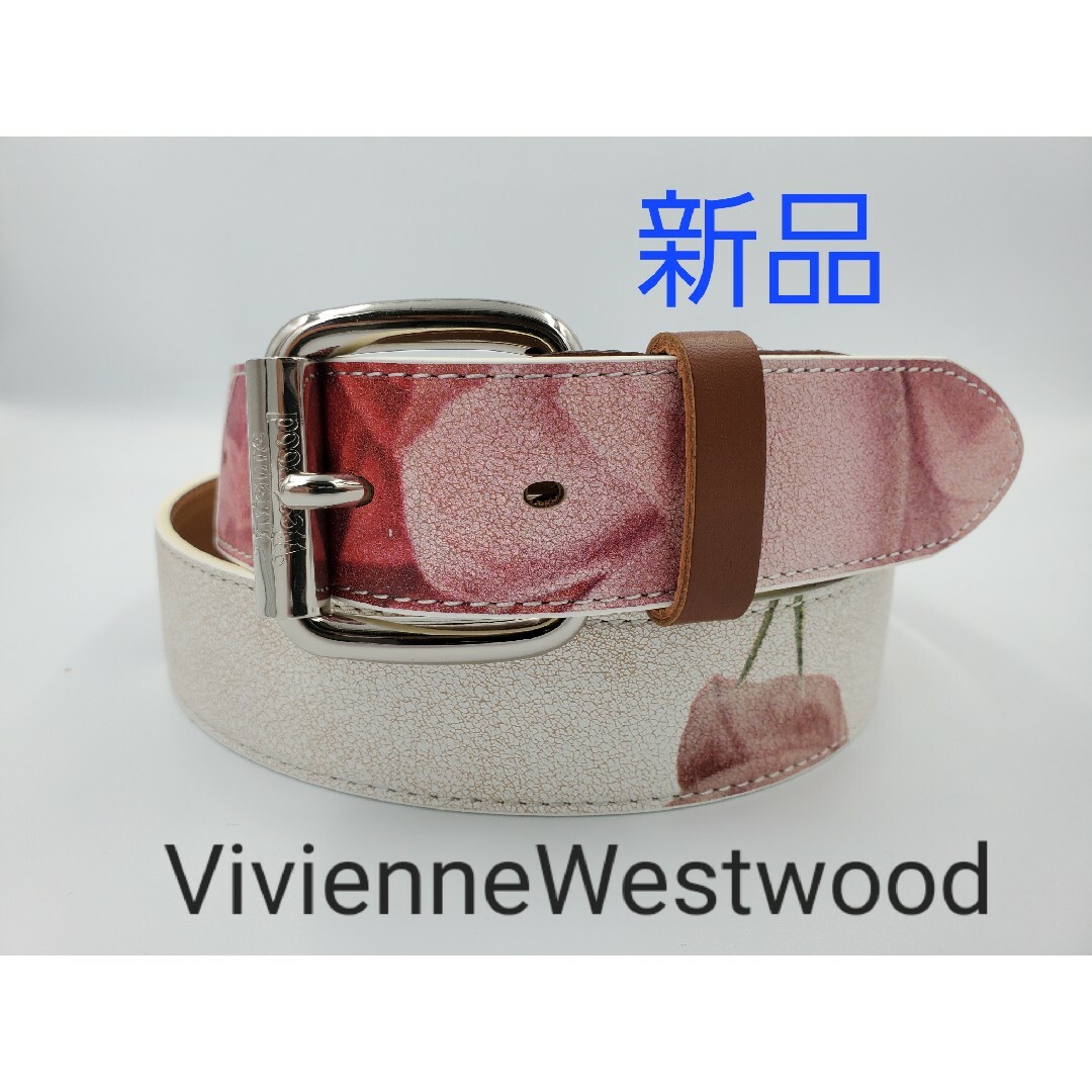 【V-54】【VivienneWestwood】 ヴィヴィアン　レザーベルト　茶