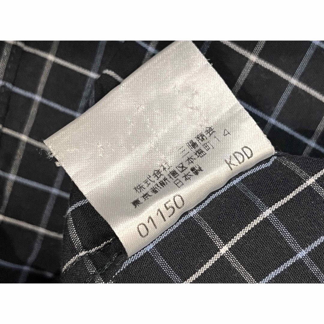 BURBERRY(バーバリー)のTHOMAS BURBERRYトーマスバーバリー半袖チェックシャツLL size メンズのトップス(シャツ)の商品写真