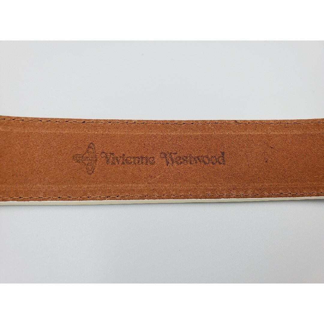 Vivienne Westwood(ヴィヴィアンウエストウッド)の【V-54】【VivienneWestwood】 ヴィヴィアン　レザーベルト 黒 メンズのファッション小物(ベルト)の商品写真
