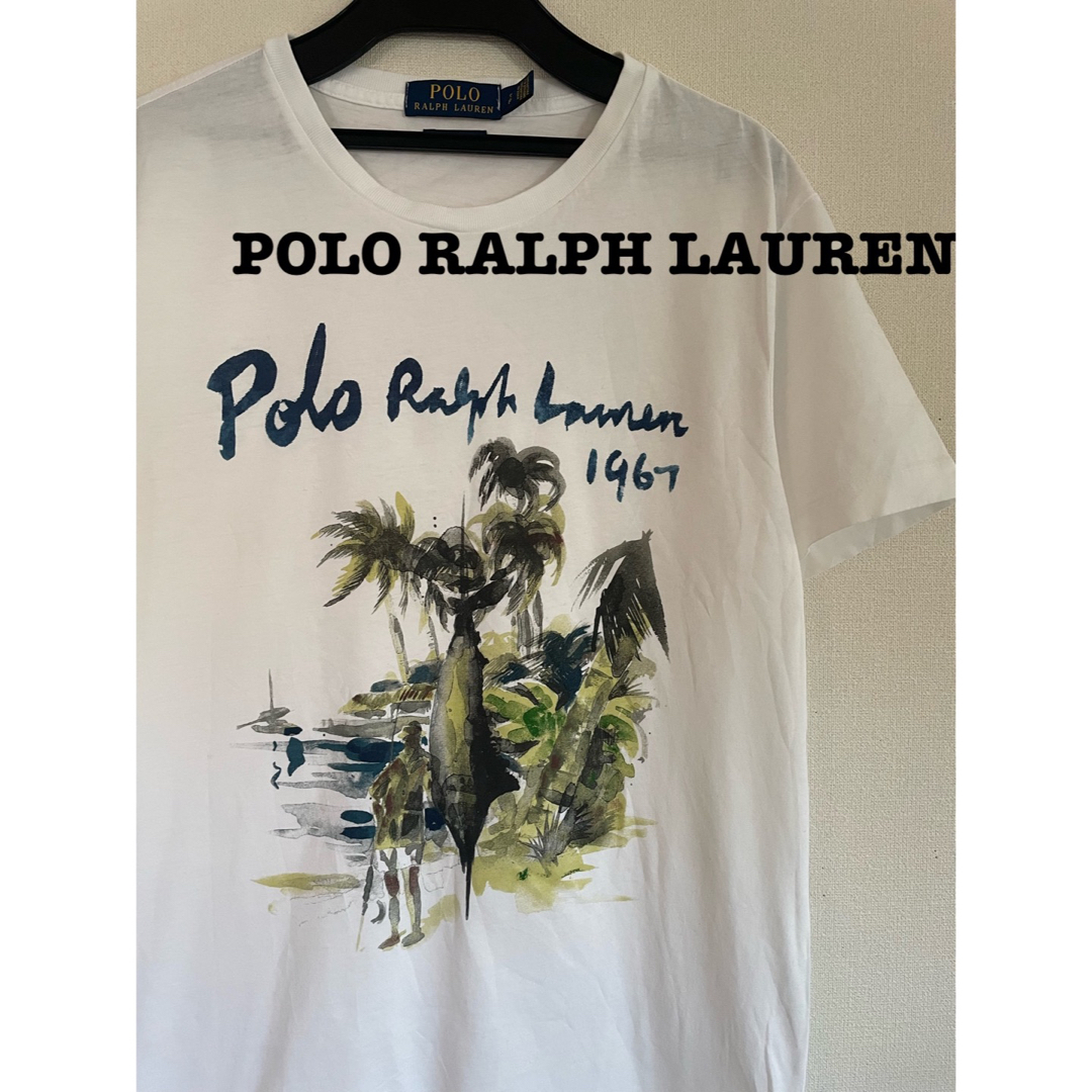 POLO RALPH LAUREN(ポロラルフローレン)のPOLO RALPH LAUREN ヤシの木 アロハTシャツ トロピカル メンズのトップス(Tシャツ/カットソー(半袖/袖なし))の商品写真