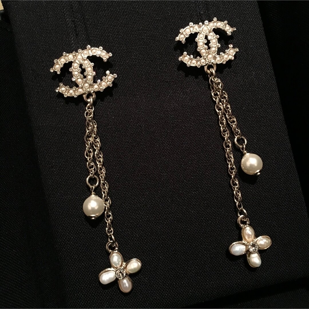 美品 シャネル CHANEL ピアス