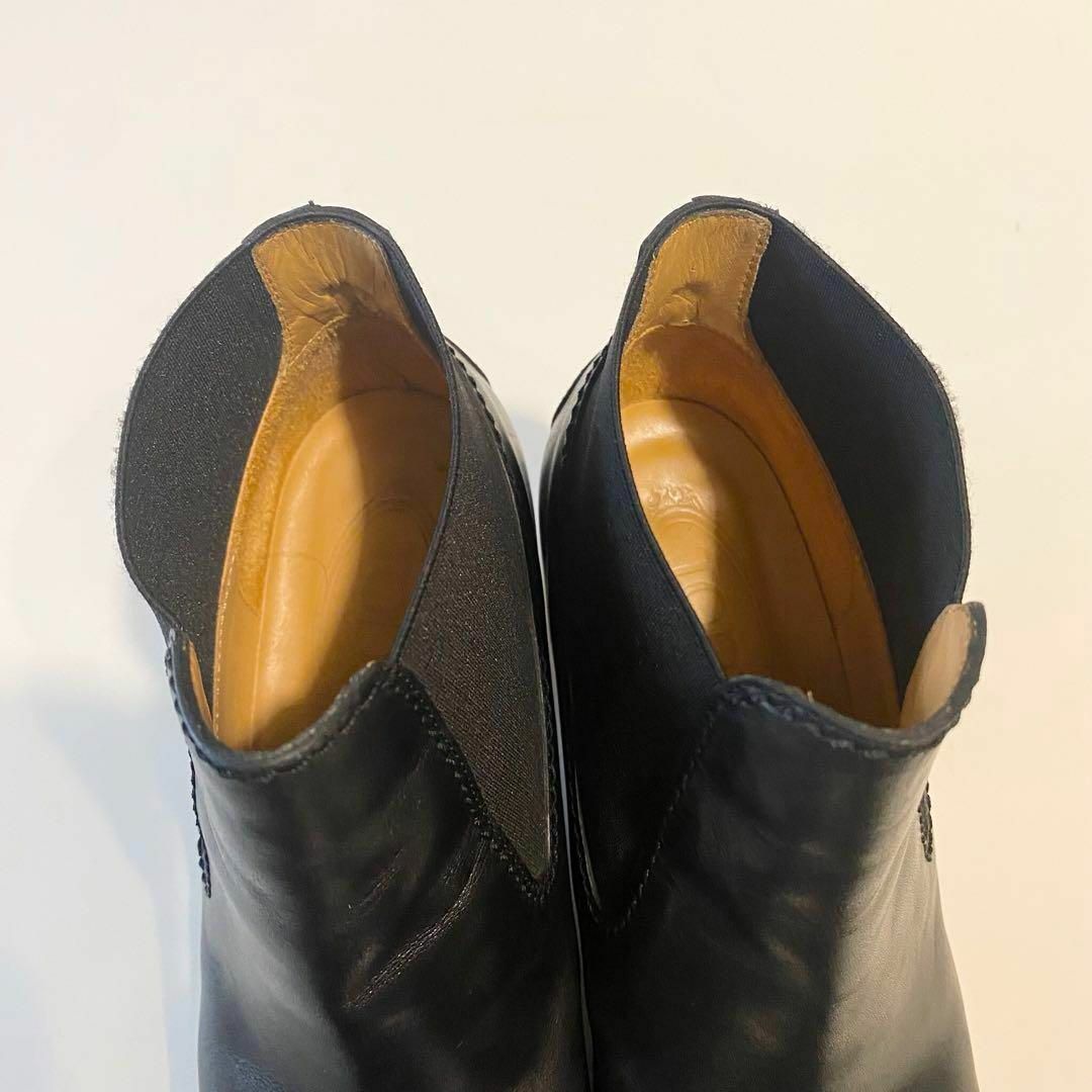 サイドゴア!レザー!】TOD'Sブラックレザーブーティー!-eastgate.mk
