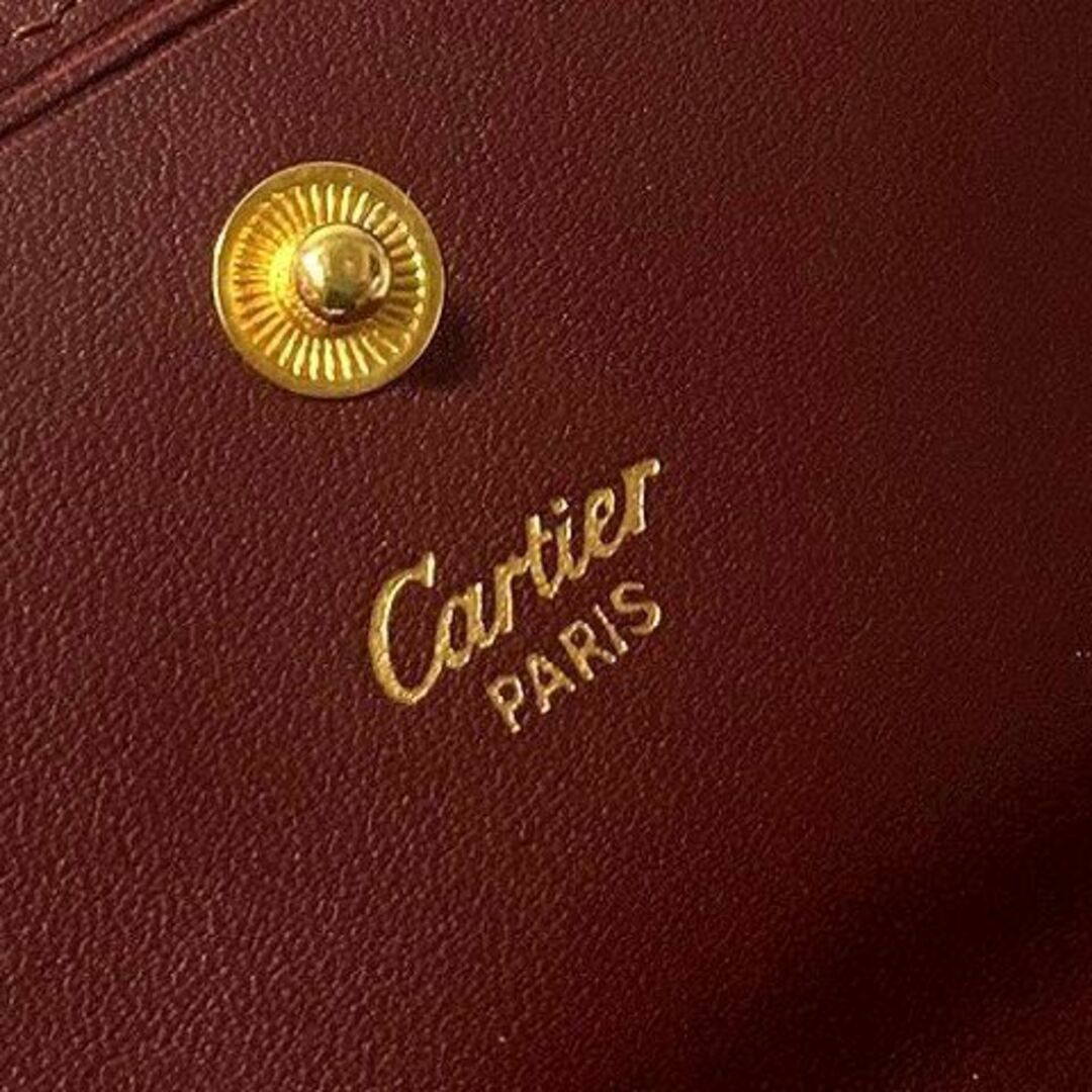 Cartier(カルティエ)のCartier　カルティエ　コインケース　小銭入れ　ボルドー　財布 レディースのファッション小物(コインケース)の商品写真