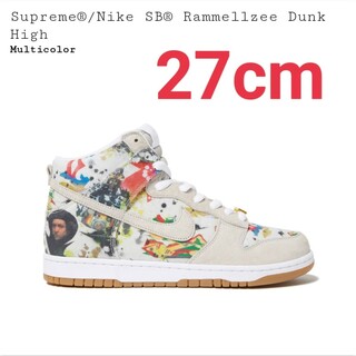 シュプリーム(Supreme)の27㎝ Supreme Nike SB Rammellzee Dunk High(スニーカー)