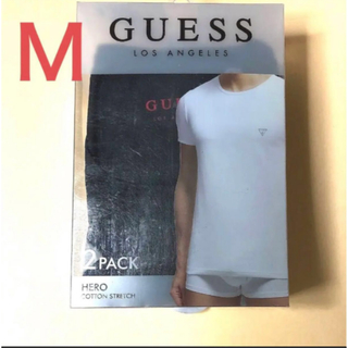 ゲス(GUESS)のゲス　guess  Tシャツ　半袖　シャツ　黒　Ｍ　クルーネック(Tシャツ/カットソー(半袖/袖なし))