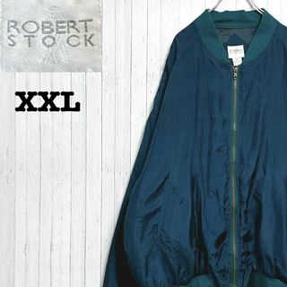 ROBERTSTOCK　ヴィンテージ　シルクジャケット　ビッグシルエットXXL.(ブルゾン)