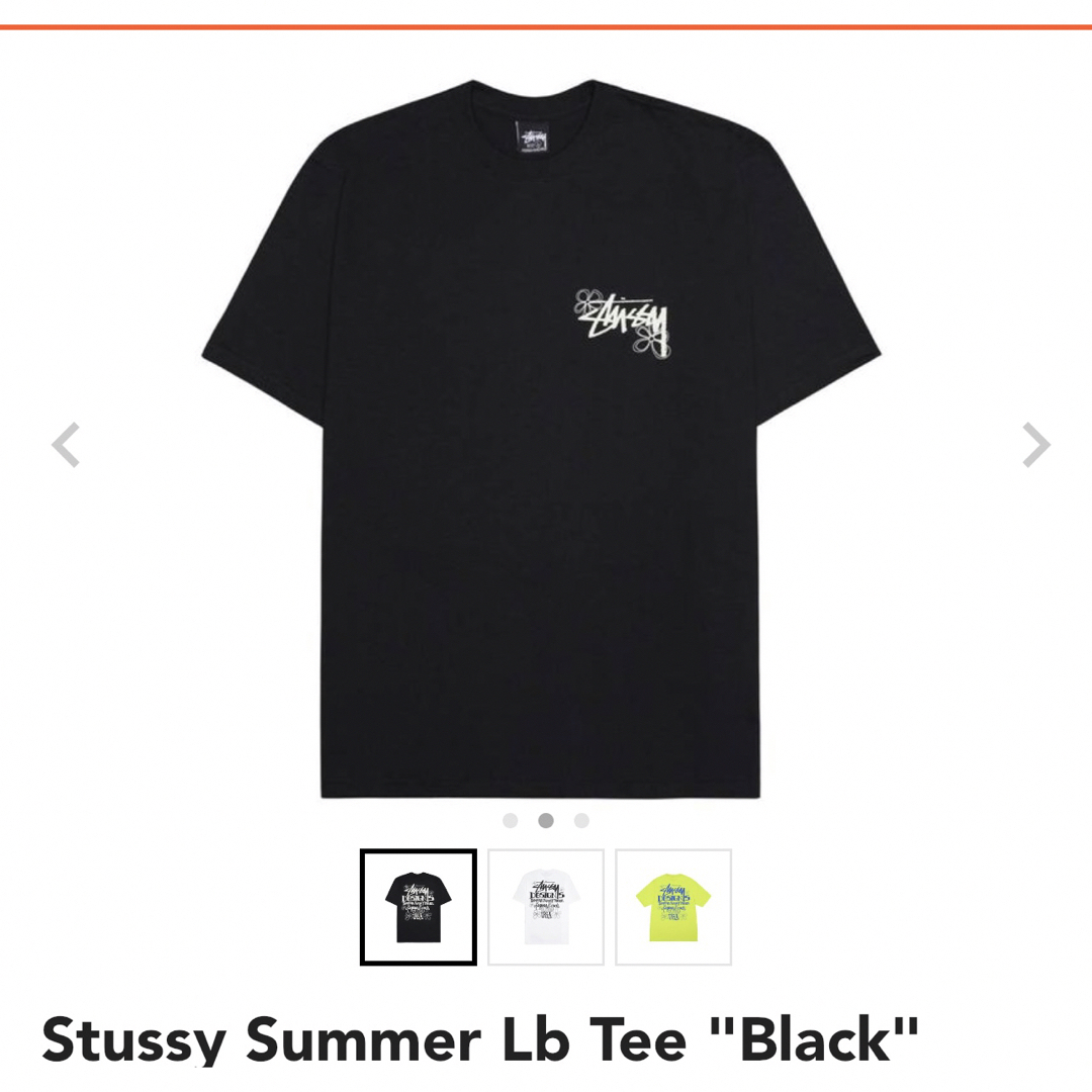 stussy SUMMER LB TEE ブラック　XL黒　Tシャツ サマー