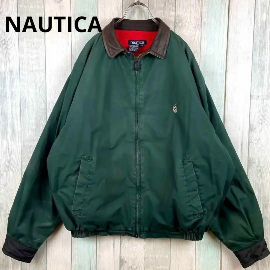 古着 ノーティカ ブルゾン 90s ゆるだぼ L グリーン | フリマアプリ ラクマ
