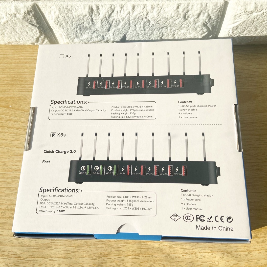 充電ステーション 充電スタンド 収納スタンド 8ポート USB 急速充電