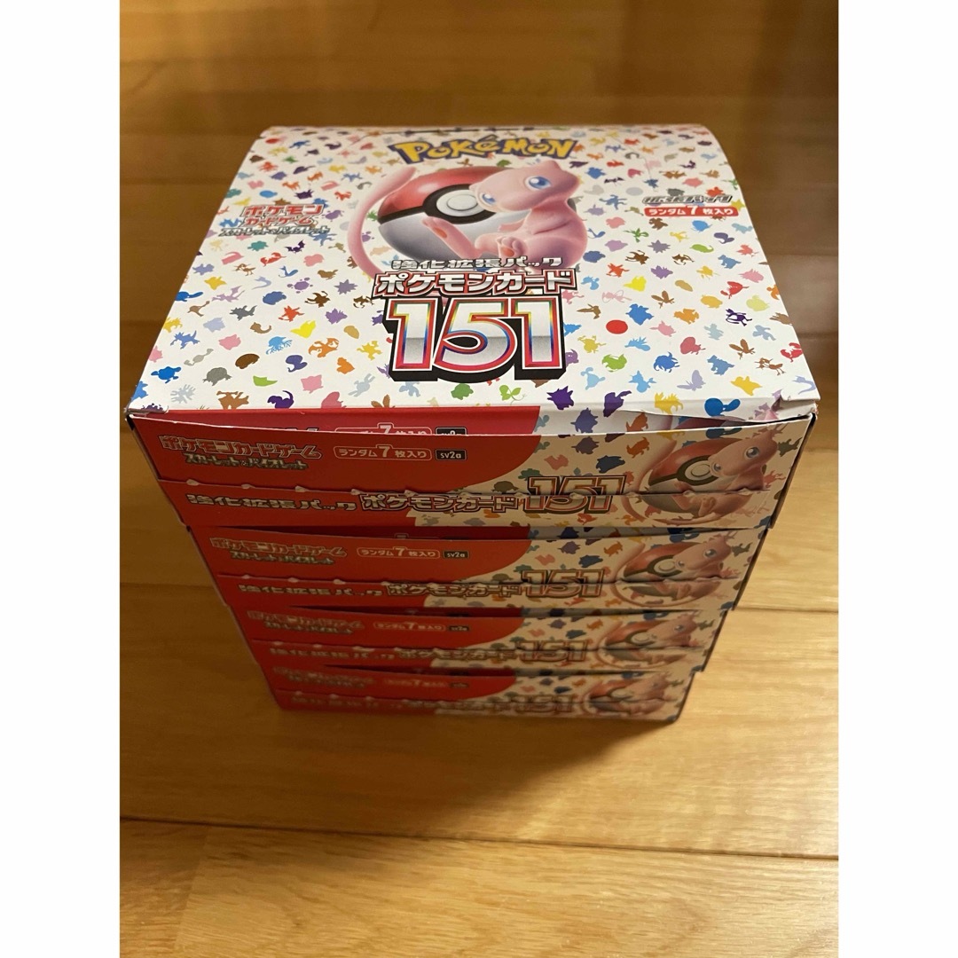 ポケモン - 即納 ポケモンカード 151 シュリンク無し 4BOX セットの