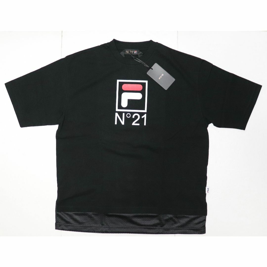 新品 N°21 × FILA ヌメロヴェントゥーノ フィラ Tシャツ XS