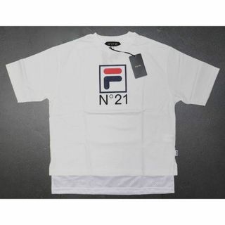 新品 N°21 × FILA ヌメロヴェントゥーノ フィラ Tシャツ S