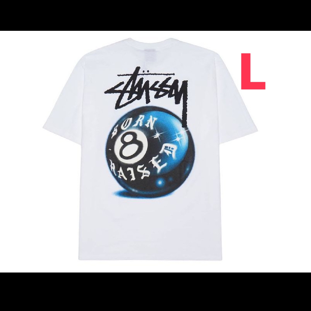 即日配送！Stussy Born x Raised 8 Ball Tee