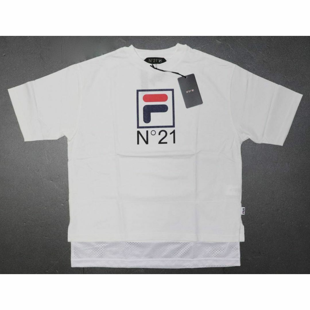 新品 N°21 × FILA ヌメロヴェントゥーノ フィラ Tシャツ XL