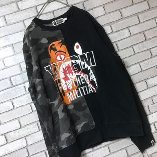 アベイシングエイプ(A BATHING APE)の【大人気】A・BATHING APE♡タイガー♡シャーク♡スウェット(スウェット)