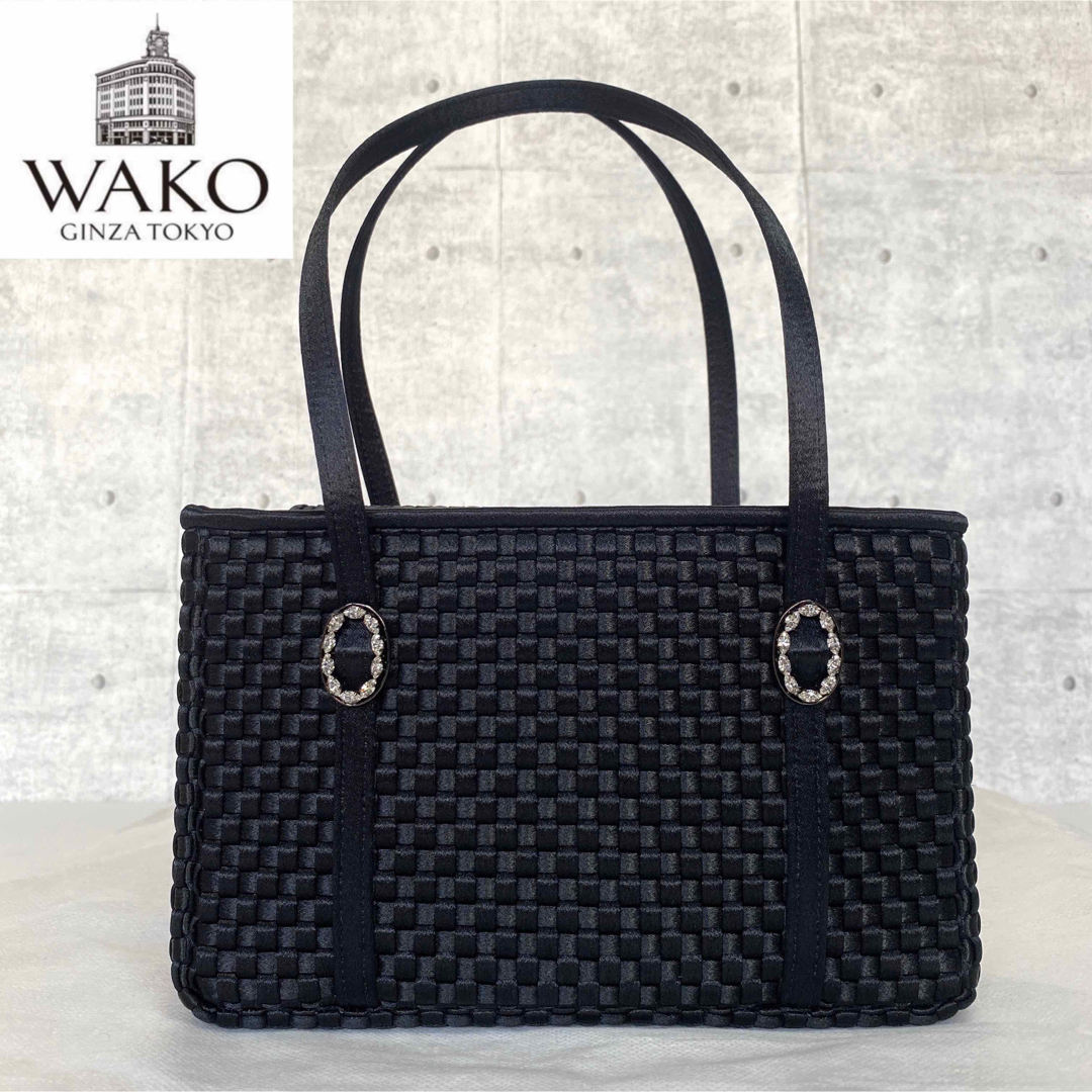 WAKOのハンドバッグですWAKO ハンドバッグ 黒 バッグ