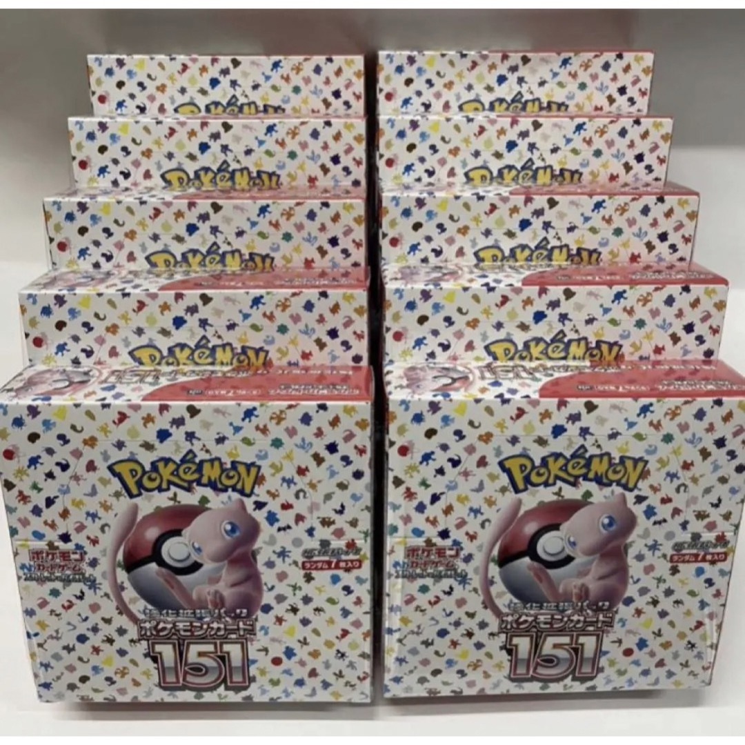 コメント必須 ポケモンカード 151 box シュリンク付き 未使用 10BOX