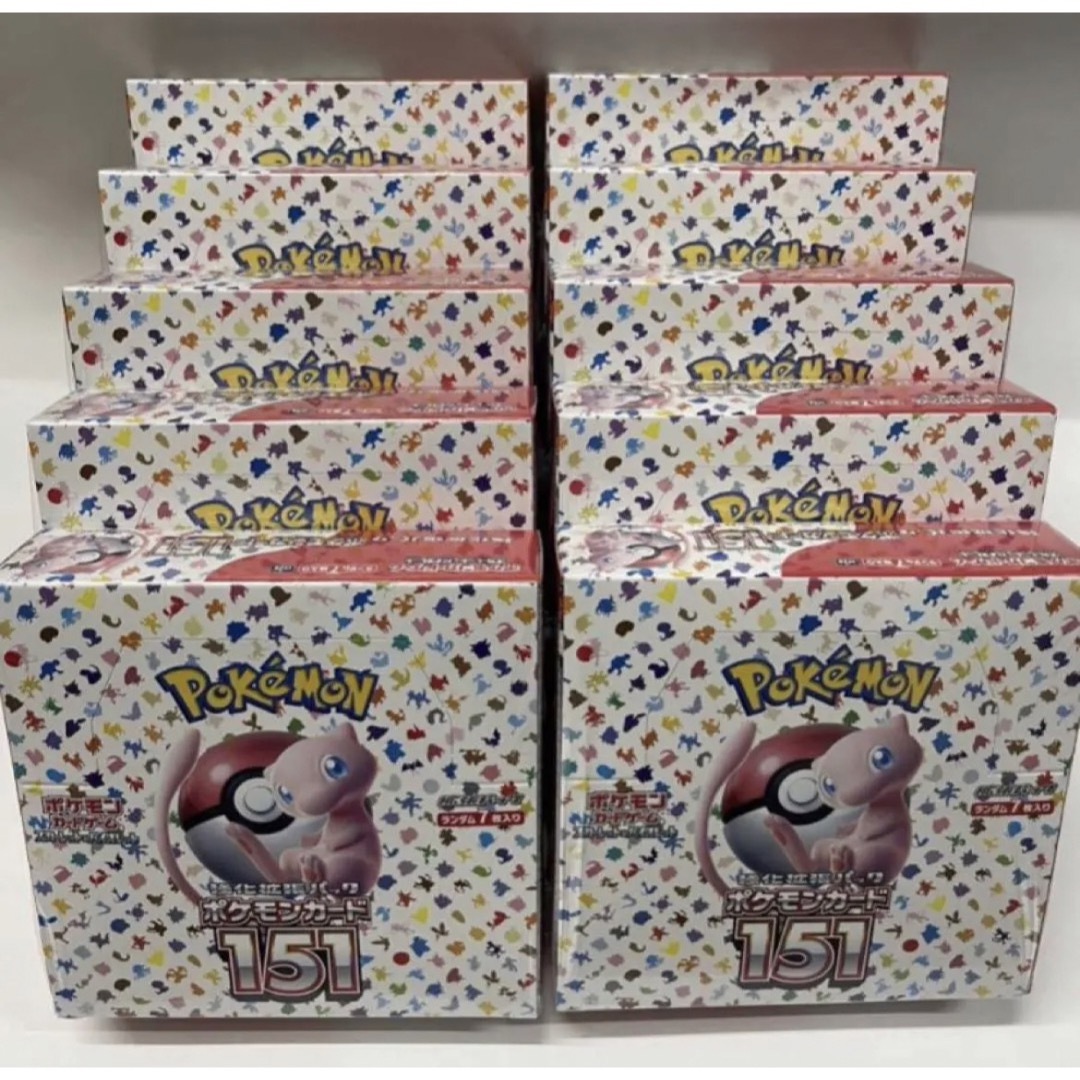 コメント必須 ポケモンカード 151 box シュリンク付き　未使用　10BOX