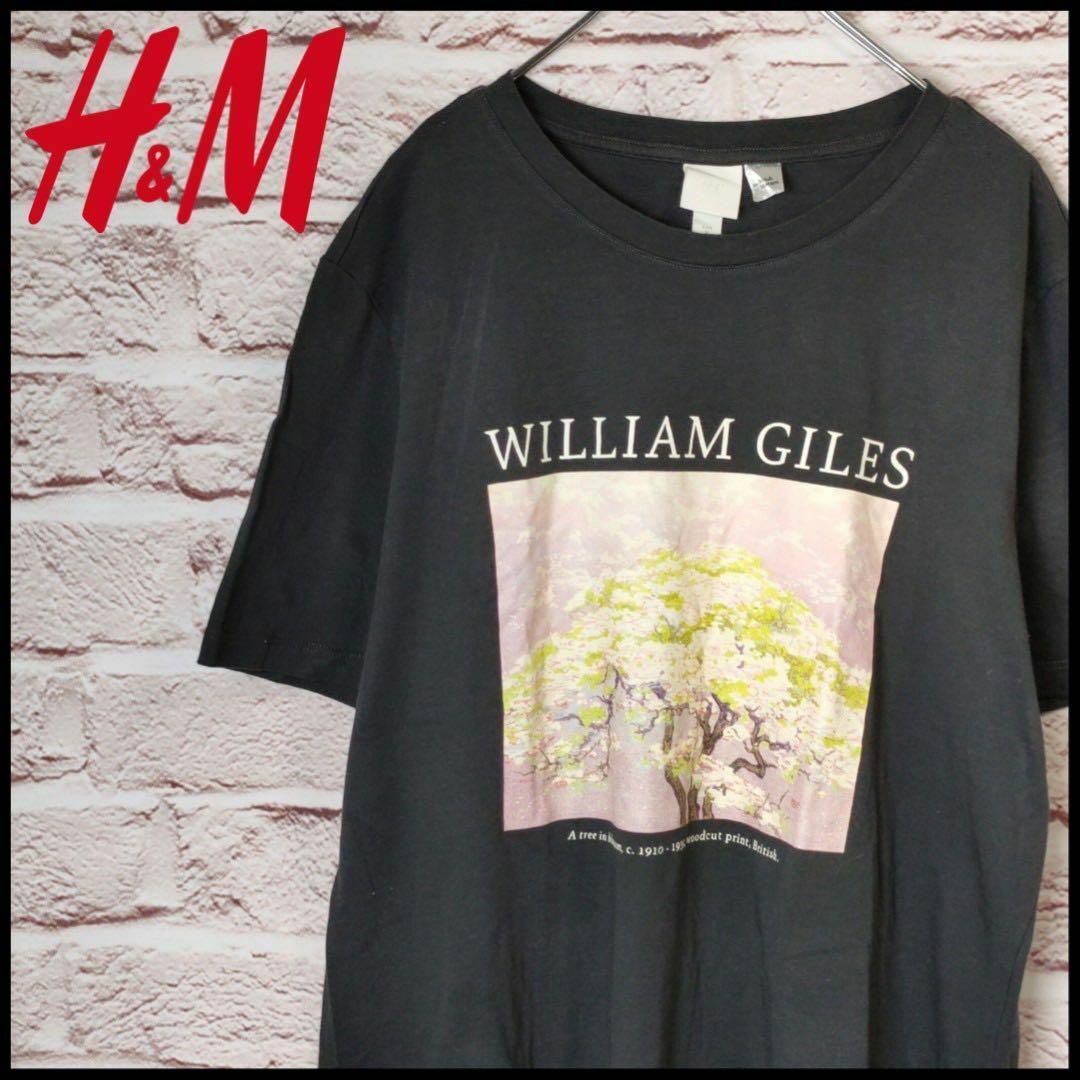 H&M(エイチアンドエム)のH＆M　エイチ・アンド・エム　トップス　Tシャツ　花 メンズのトップス(Tシャツ/カットソー(半袖/袖なし))の商品写真