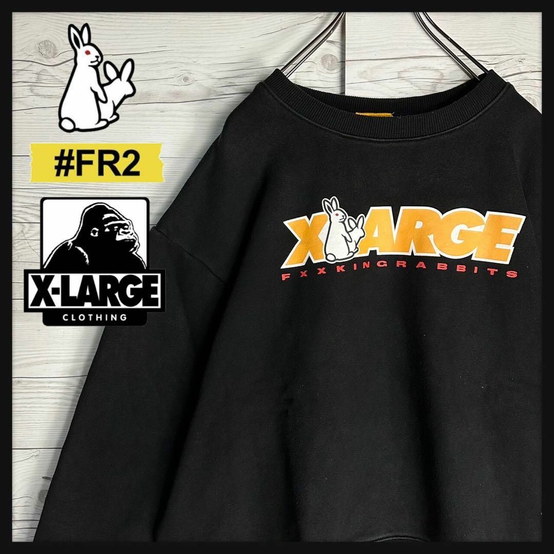 【入手困難モデル】FR2 XLARGE 佐藤ノア着用　デカロゴ　スウェット　希少