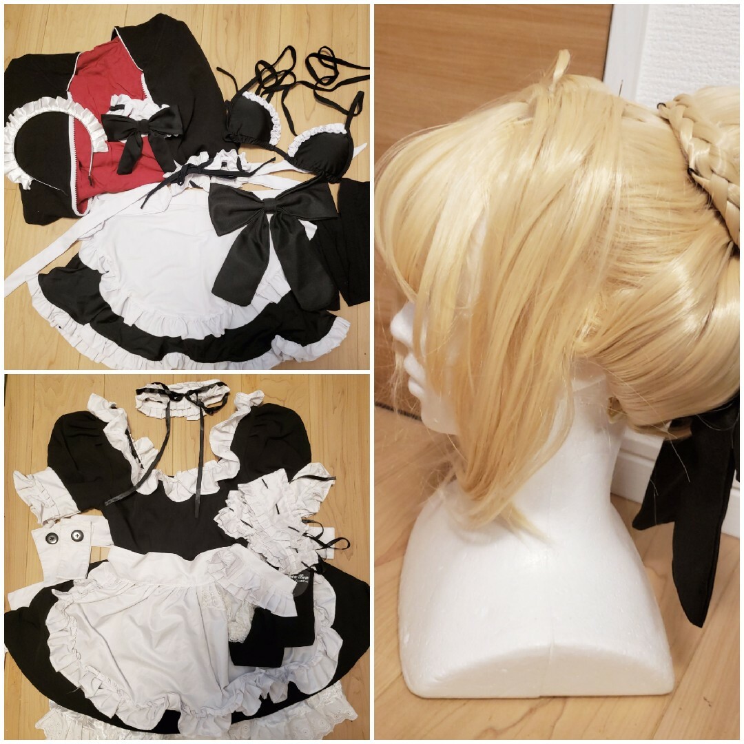 メイドセイバーオルタ 衣装2着+ウィッグ | imperialspabrescia.it