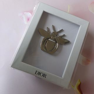 ディオール(Christian Dior) スマホアクセサリー（シルバー/銀色系）の