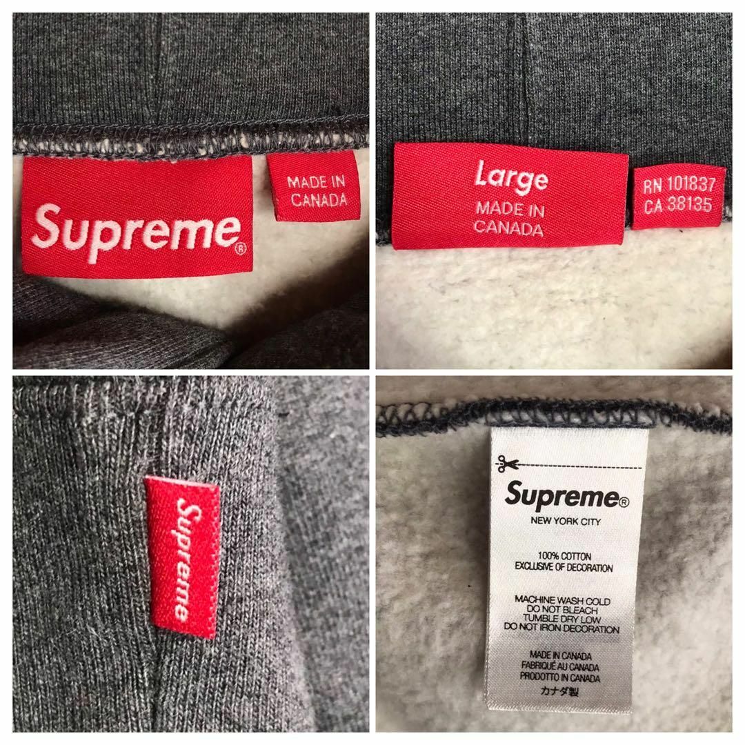 即完売モデル】Supreme 刺繍ロゴ 入手困難 希少 Eyesパーカー-
