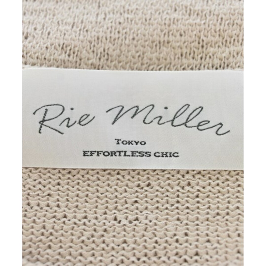 Rie Miller(リエミラー)のRie Miller リエミラー ニット・セーター 38(M位) ベージュ 【古着】【中古】 レディースのトップス(ニット/セーター)の商品写真