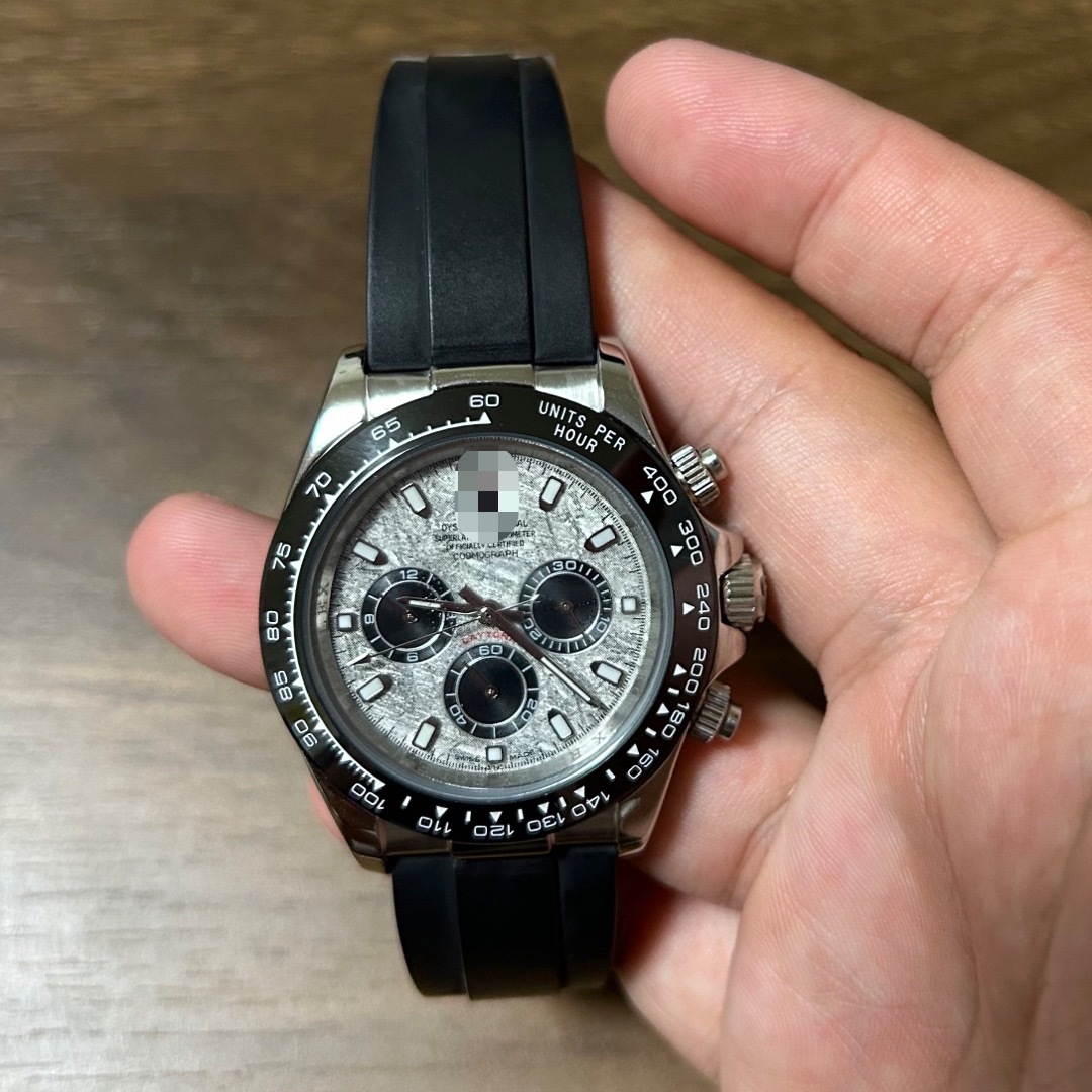 D-STORE 正規品 自動巻き腕時計 レザー\u0026ラバーベルト オマージュウォッチ